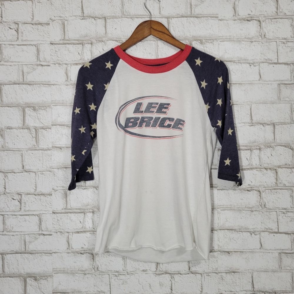 Lee Brice Red White and Blue baseball tee